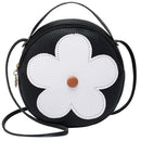 New Fashion Pu Leather Handbag Shoulder Messenger Bag Small Round Bag Ladie