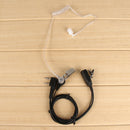 2 Pin Acoustic Tube Headset PTT Mic Earpiece for Baofeng for Kenwood Radio A