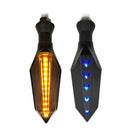 2x Motorcycle Flowing LED Turn Signal Indicator Blinker Light Lamp 12V Modern