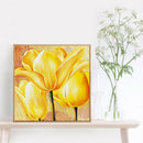 DIY Diamond Painting Kits Golden Flower Full Round Drill Handicraft (NX119)