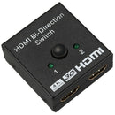 HDMI Switcher 2 Ports Bi-direction Manual Switch 2 x 1 / 1 x 2 HDMI Hub-HDC X1H6