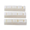 Bass Bone Bridge Saddle and Nut For 4 String Bass Guitar Pack of 3