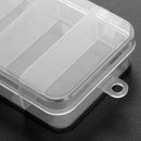 5 Compartments Storage Case Box PVC Fishing Lure Spoon Hook Bait Tackle Box A