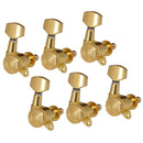 Durable 6pcs Zinc Alloy String Tuning Tuners 6R for Acoustic Guitars Accessory,