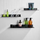 2 Pack Space Aluminum Black Bathroom Shelf Kitchen Ledge Shower Shelf Bathr
