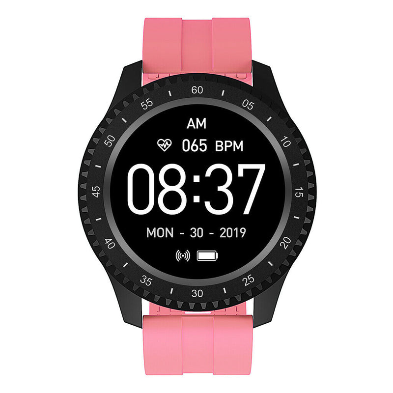 F17 Smartwatch Blood Pressure Heart Rate Monitor Fitness Tracker Pink