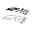 20x Wire Rope Key Ring Stainless Steel Wire Key Chain Pendant Loops Tool