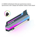 RGB M.2 SSD Heatsink Cooler NGFF 2280 NVMe Solid State Drive Cooler (SATA) A
