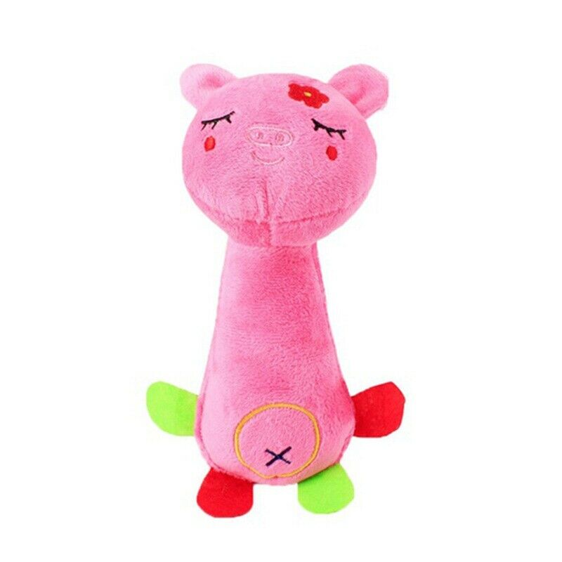 Funny Animal Shape Cute Pet Puppy Dog Toys Soft Plush Sound Squeaky Pig Che