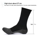 Winter 35 degree Aluminized Keep Feet Long Sock Heat Fibers Insulation Belo H6J4
