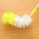 Home Kitchen Long Handle Dish Brush Bottle Cup Glass Cleaner Brush for Washing