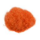 Halloween Men Women Orange Curly Afro Circus Clown Wig K1K4