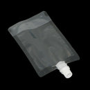10X 200ml DIY Plastic Transparent Cruise Drinks Pocket Flask Suction Fresh BagJR