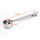 1PC Coffee Scoop With Clip Multifunction Stainless Steel Coffee Measuring Spo BX
