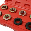 8Pc Axle Spindle Fractional & Metric Rethreading Set Rethreader Die Threadi