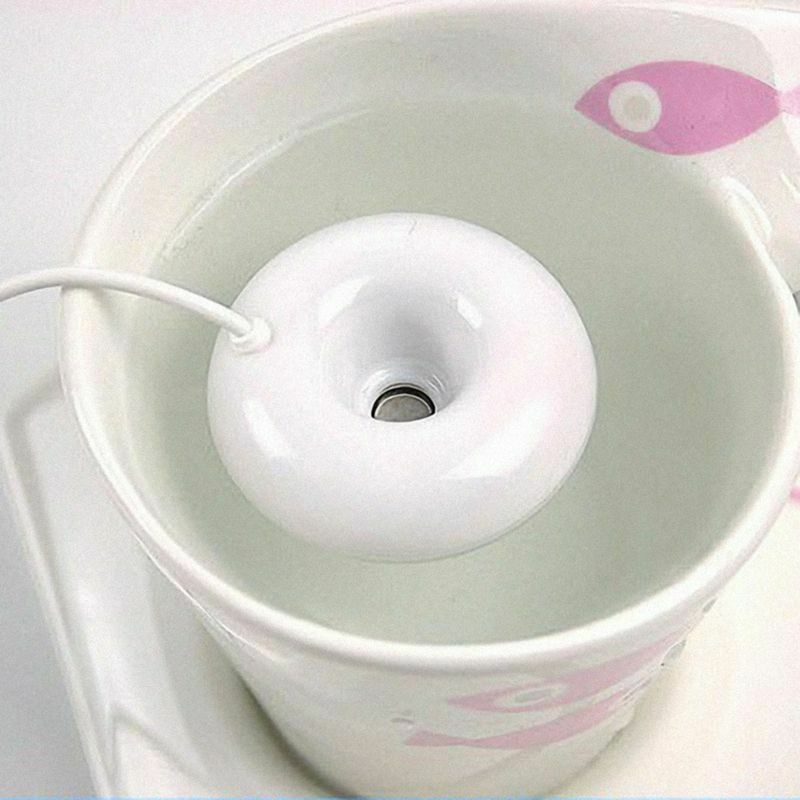 White donut humidifier usb office desktop mini humidifier portable creative L5H6