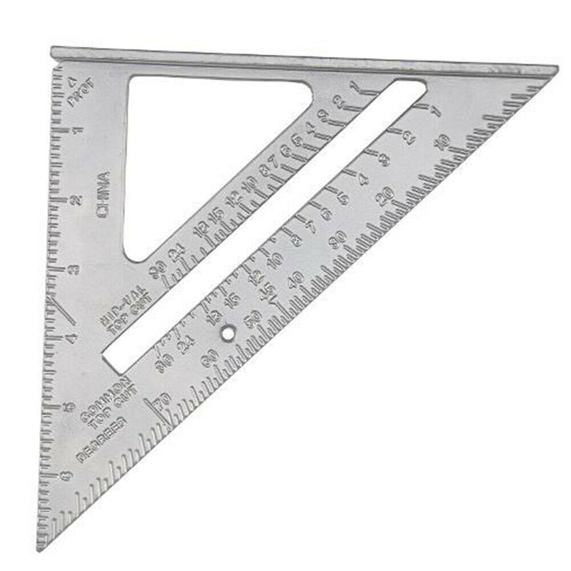 Rustproof Square Metal 90 Degrees Wear Resistant Durable Angle Triangle Ruler