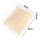Beige Display Earring Holder Small Linen Pillow Watch Bracelet For Jewelry OZ
