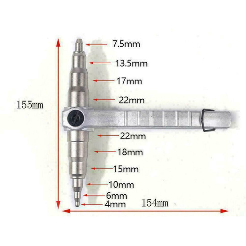 Manual Copper Pipe Tube Expander Hand Expanding Tool Air Conditioner Kit G8 L3B9