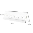 Transparent Acrylic Coin Storage Rack Showcase Display Tray for Collection