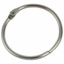 40 Pcs Staple Book Binder 45mm Outer Diameter Loose Leaf Ring Keychain H8S5
