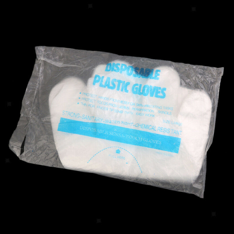 100 Pieces Disposable Gloves, One - Off Food Prep Gloves Can Be Used for Kitchen