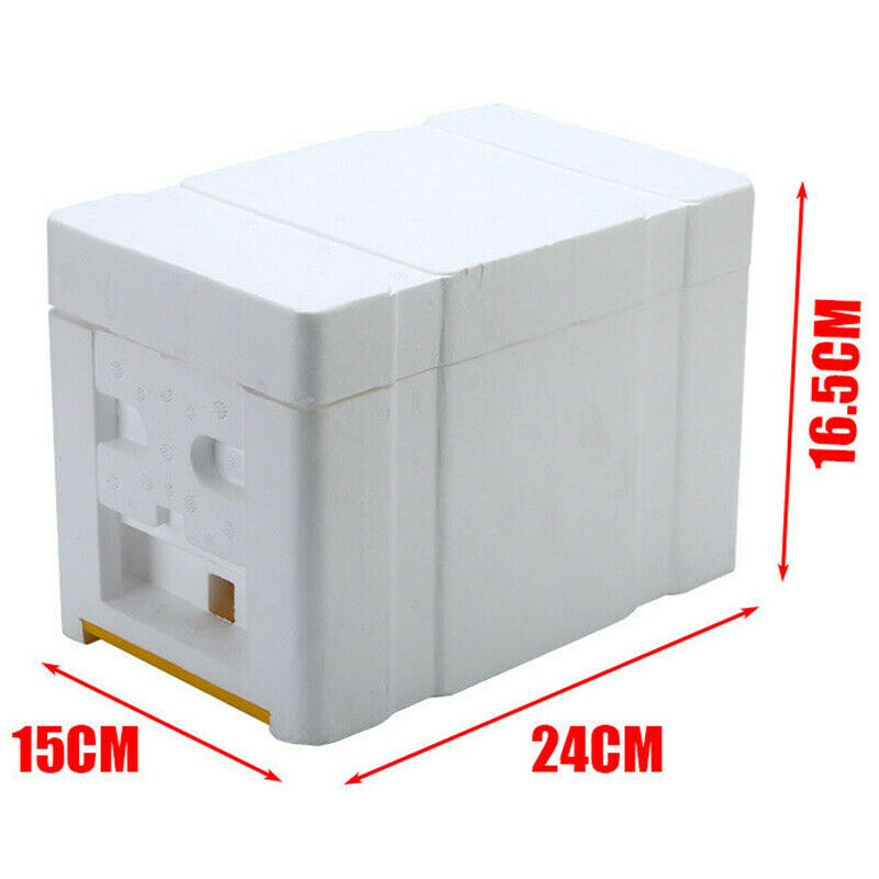 1X(Bee Hive Beekeeping King Box Pollination Box Foam Frames Beekeeping Tool