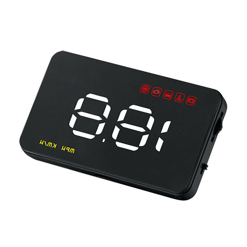 A100 Warning Car ABS Head Up Display Multifunction HUD Overspeed Alarm Clear