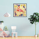 5D DIY Full Drill Diamond Painting Pink Bird Embroidery Mosaic Craft Kit