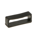 10x Black Watch Band Strap Replacement Small Rubber Strap Loops Holder 22mm