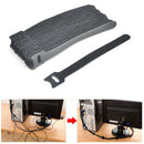 50 X Reusable Nylon Strap Hook and Loop Cable Cord Ties Tidy Organizer Durable