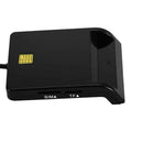 Smart Card Reader Multifunctional For CAC External Bank ID Adapter ABS USB 2.0