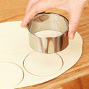 3pcs Stainless Steel Round Dumplings Wrappers Molds Set Cutter Maker Tools