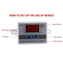 12V Digital LED Temperature Controller Thermostat Control Switch