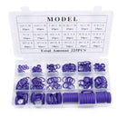 225Pcs Seal O-Ring R22 R134A Air Conditioning O-Ring Rubber Washer Assortme F3B7