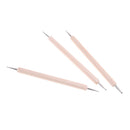 3pcs Ball Styluses Tool Set For Embossing Pattern Clay Sculptin.ES