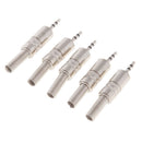 10x Replacement 2.5mm Stereo TRS Male Plug Audio Jack Connector