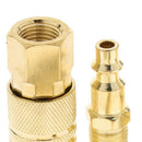 5Pcs Set 1/4" NPT Quick Connect Coupler Air Hose Fittings Male Female Tool