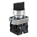 22mm Latching 2 NO 3-Position Rotary Selector Select Switch ZB2-BE101C Blac
