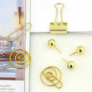 65 PCS Decorative Paper Clips Set,Multi-Kind Push-Pin Map Tacks Long Tail C W4V1
