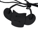 Bow Stringer Archery Hunting Bow Install Tool Rope with Leather Tip Nylon Cord