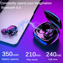 XG8 Bluetooth Earphones LED Digital TWS Touch Control Stereo Waterproof Earbuds