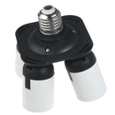 4 In 1 E27 to E27 LED Lamp Bulbs Socket Splitter Adapter Holder For Photo Studio