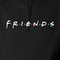 Friends Print Hoodies Unisex Long Sleeve Loose Casual Sweatshirts (Black M) A
