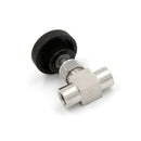 3/8"BSP Female Thread Stainless Flow Control Shut Off`Needle Valve=Water Gas/Oil