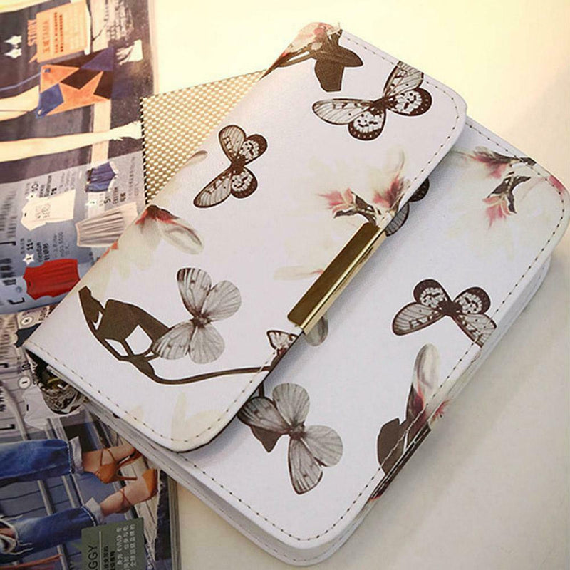Women Crossbody Messenger bags Handbag Purse Sling Shoulder bags(White)
