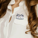 Cartoon Gesture Love Heart Brooch Enamel Badge for Friends Jewelry Gifts A