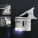 Magnifier Loupe LED Lighted Portable Clip Cell Phone Universal Microscope Camera