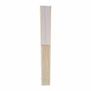12 Pack Hand Held Fans White Paper fan Bamboo Folding Fans Handheld Folded