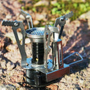 Outdoor Mini Folding Gas Stove Portable Camping Stove Wild Camping Integrat F8D9